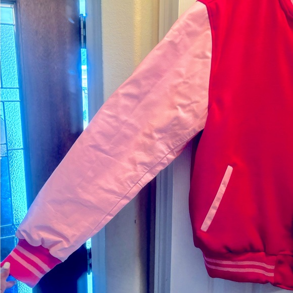 Pink Varsity Jacket. BARBIE colors - Picture 2 of 3
